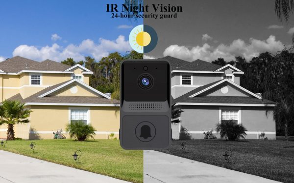 Smart Wireless Doorbell Remote Home Wifi Surveillance Video Intercom Color Visual Doorbell